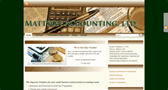 Desktop Screenshot of mattsonaccounting.com