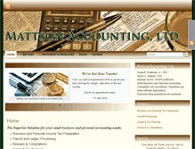 Tablet Screenshot of mattsonaccounting.com